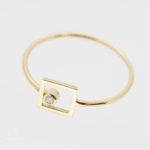Brillant 4-Eck Ring