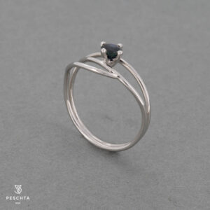 Saphir Wellen Ring