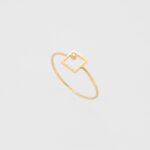 Brillant 4-Eck Ring