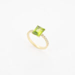 Peridot Brillanten Ring