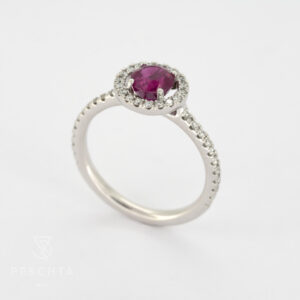 Rubin Brillant Ring