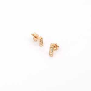 Brillanten Stäbchen Ohrstecker