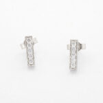 Brillanten Stäbchen Ohrstecker