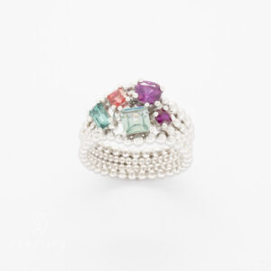 Bunte Steine Ring II