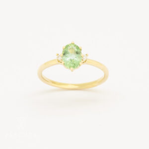 Turmalin Brillanten Ring