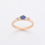 Saphir Brillanten Ring