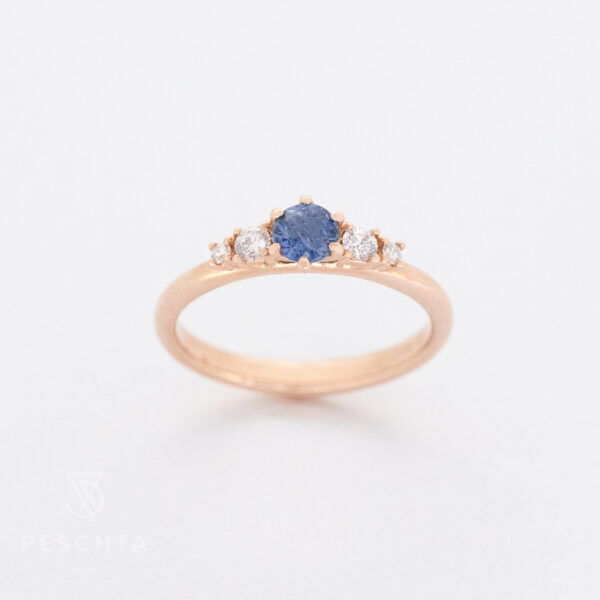 Saphir Brillanten Ring
