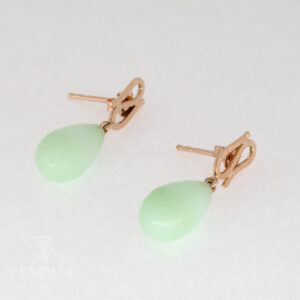 Chrysopras Ohrhänger