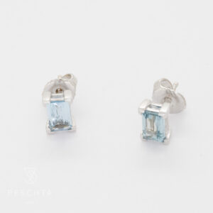 Aquamarin Ohrstecker