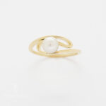 Perle Wellen Ring